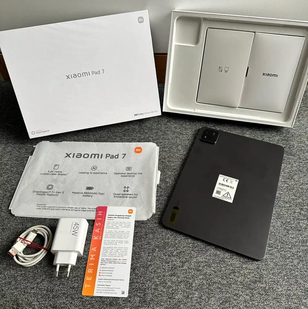 Xiaomi Pad 7 8/256GB resmi Super LikeNew No Minus