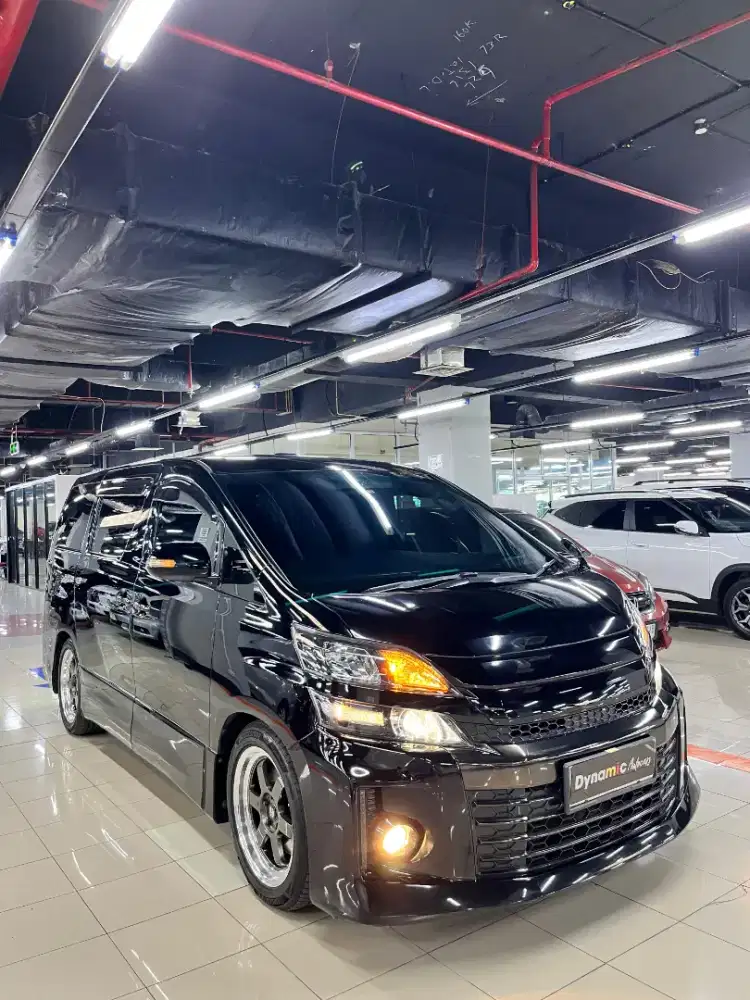 Km 65Rb Record Toyota Vellfire GS Tahun 2014 Black On Black