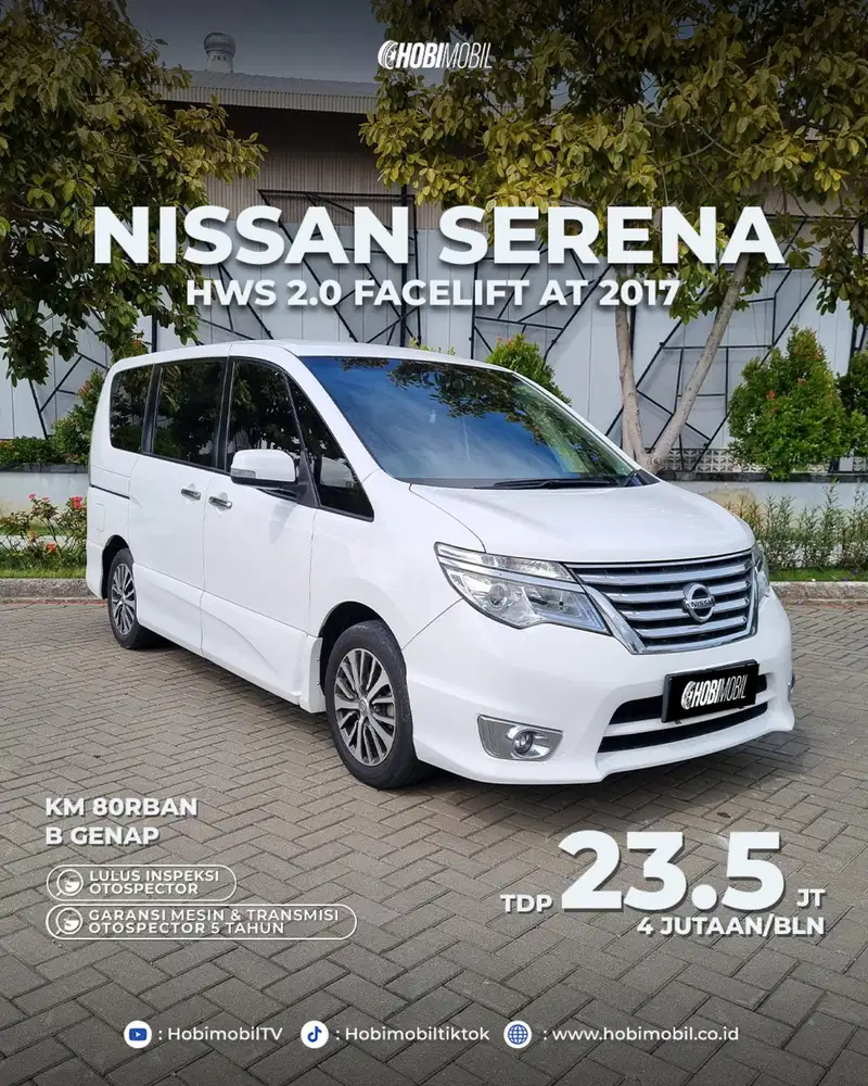 Serena HWS 2.0 Facelift AT Thn 2017