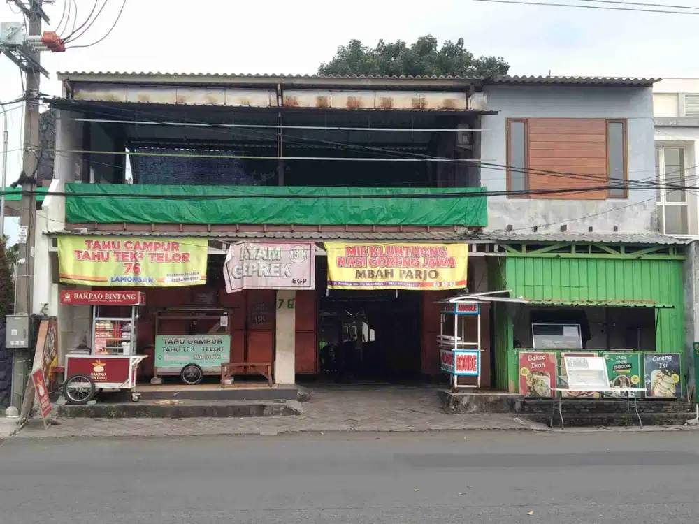 MURAH HITUNG TANAH SAJA Ruko 2 Lantai Nol Jalan Raya pandugo Surabaya Timur Luas 620 Meter