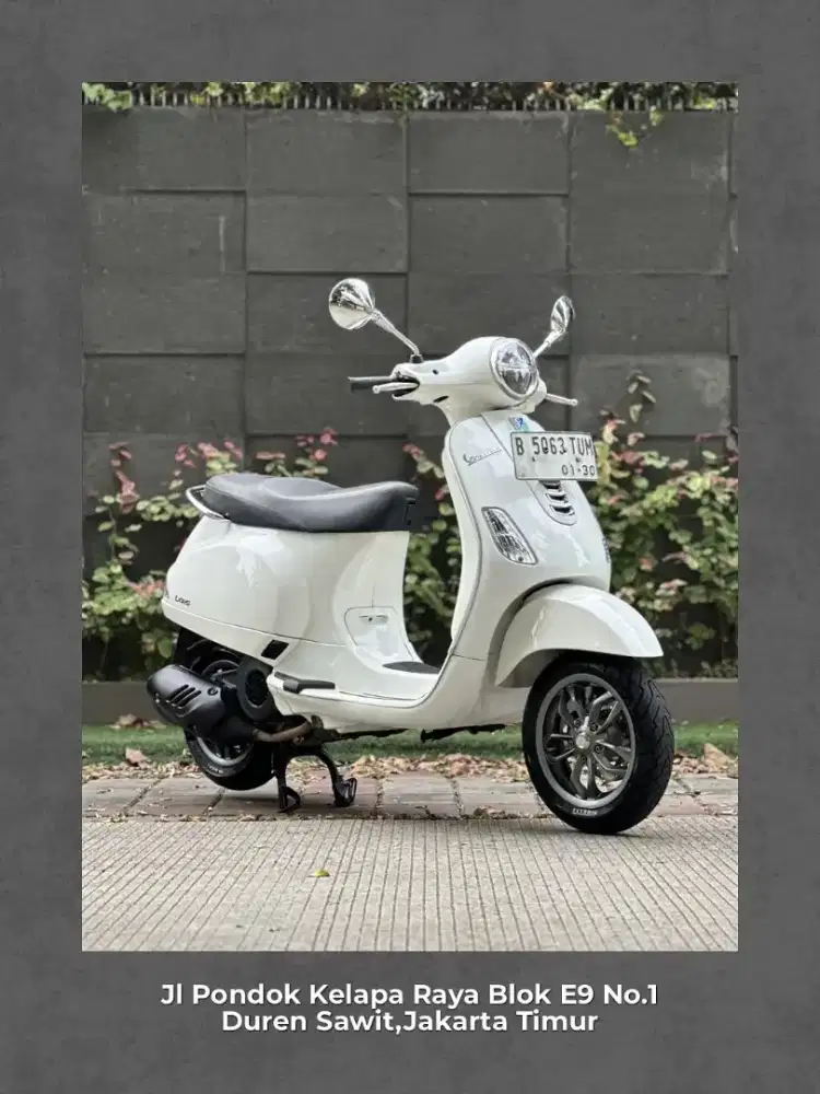 PIAGGIO VESPA LX125 IGET LED TH 2024 WARNA WHITE INNOCENZA