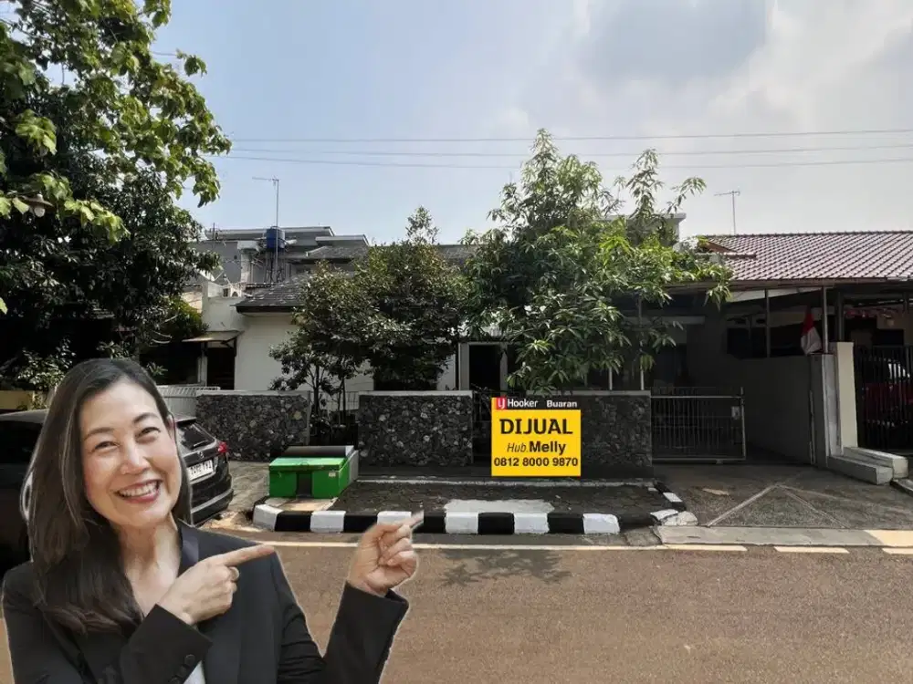 Rumah Komplek Billymoon Pondok Kelapa Jakarta Timur Dekat Tol Becakayu