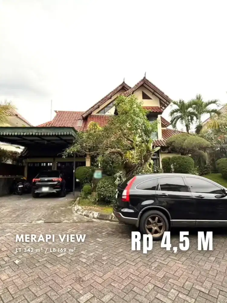 Dijual Rumah Mewah Adem di Perumahan Merapi View