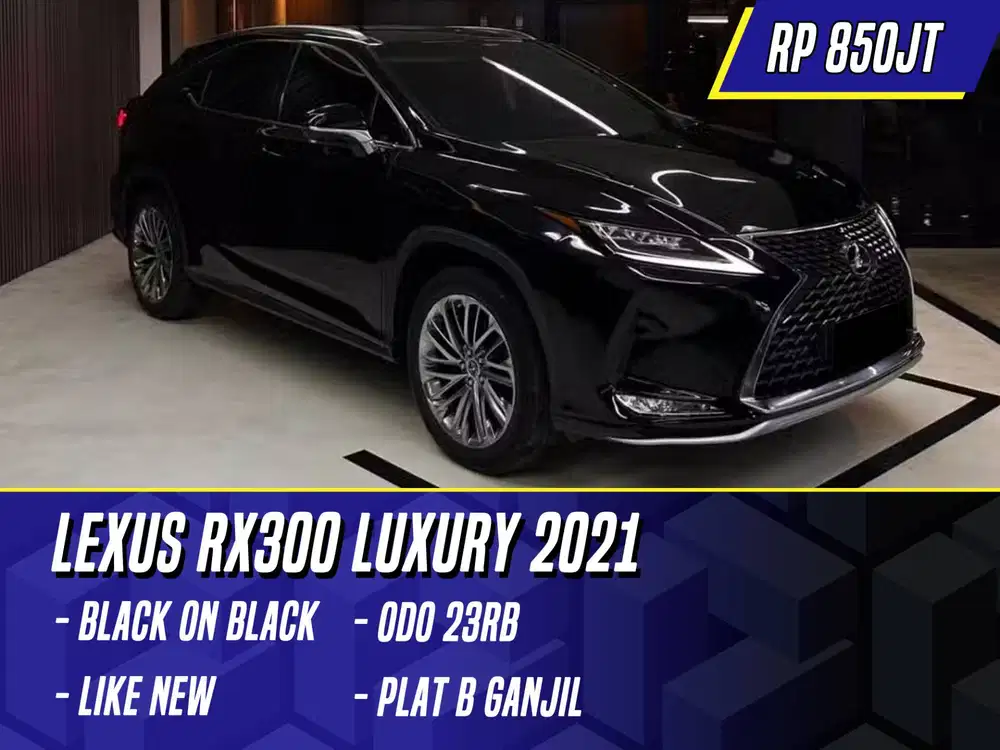 Lexus RX300 Luxury 2021 Black Hitam RX 300