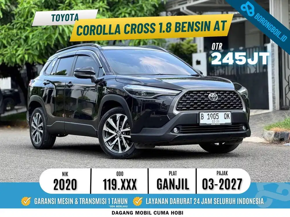 TERMURAH!!COROLLA CROSS 1.8 BENSIN AT 2020