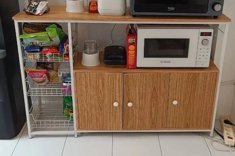 Rak Dapur Oven & Bumbu E-TIFE Maple BEKAS / PRELOVED