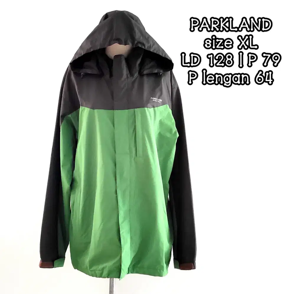 Jaket Outdoor Hiking Gunung Windbreaker double zip sz 105 XL, preloved