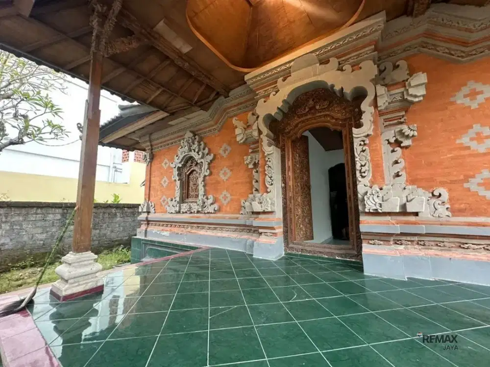 Rumah Tradisonal Minimalis Disewakan, di Area Sanur Denpasar