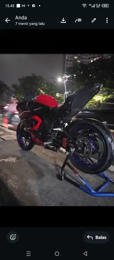 Jual BU.. dijual 1unit motor Kawasaki ninja 250R