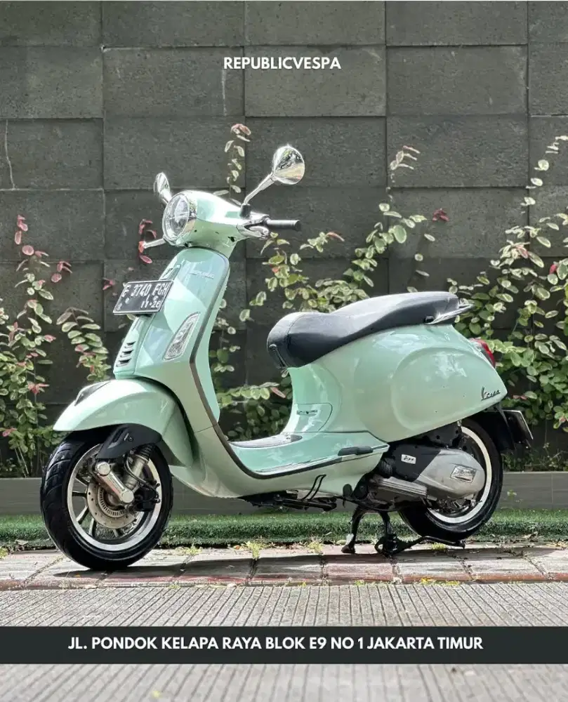 PIAGGIO VESPA PRIMAVERA S150 IGET ABS TH 2021 WARNA GREEN RELAX