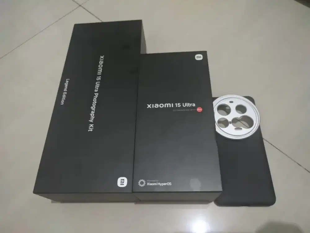 Xiaomi 15 ultra Black 16GB / 512GB + Photography Kit + Hardcase