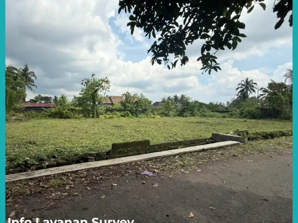 Tanah Jogja Strategis Barat Jl Palagan Km14 SHM Pekarangan