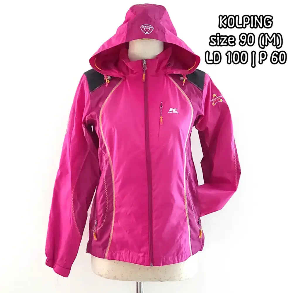 Jaket outdoor jaket gunung waterproof KOLPING size 90 (M), preloved