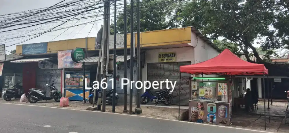 Disewakan kios dipinggir jalan raya