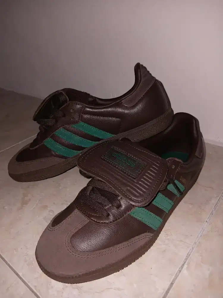 Adidas Samba LT Dark Brown Green Gum