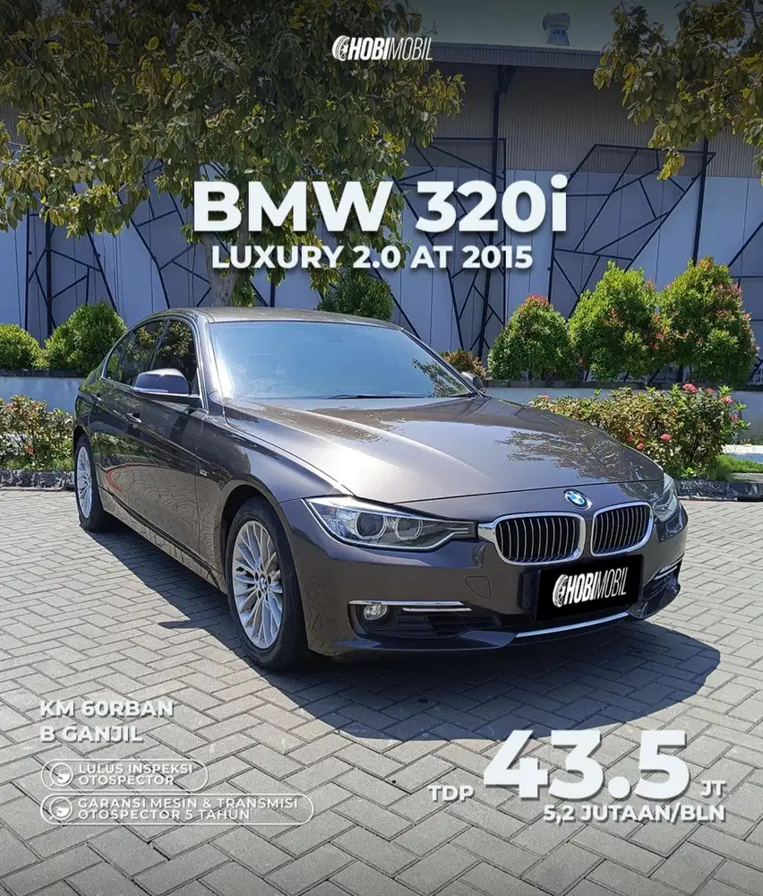 BMW 320i Luxury 2.0 AT Thn 2015 Pemakaian 2016