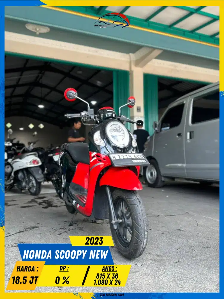 HONDA SCOOPY NEW 2023 NEGO SAMPE DEAL HIKMAH MOTOR KEPUH