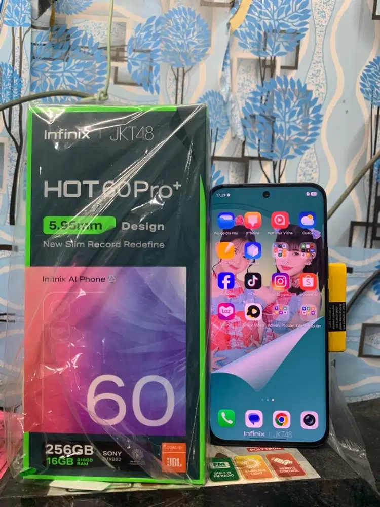 Infinix hot 60 pro plus 8/256 gb full set mulus
