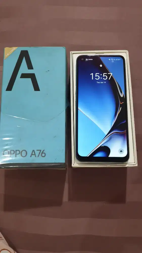 Oppo a76 6/128 lengkap