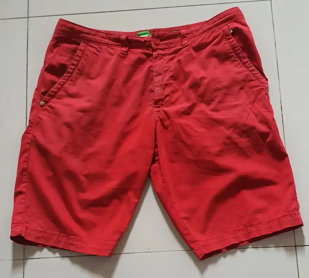 CELANA PENDEK ZIPPER HUGO BOSS ORIGINAL