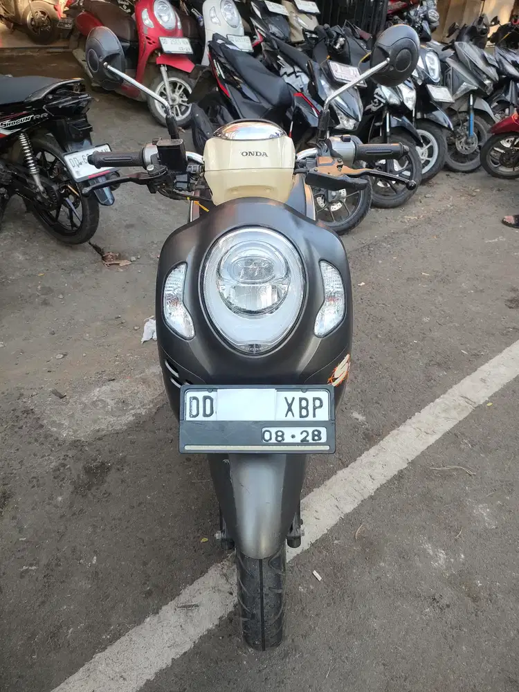 Honda Scoopy 110cc 2023 Abu cokelat