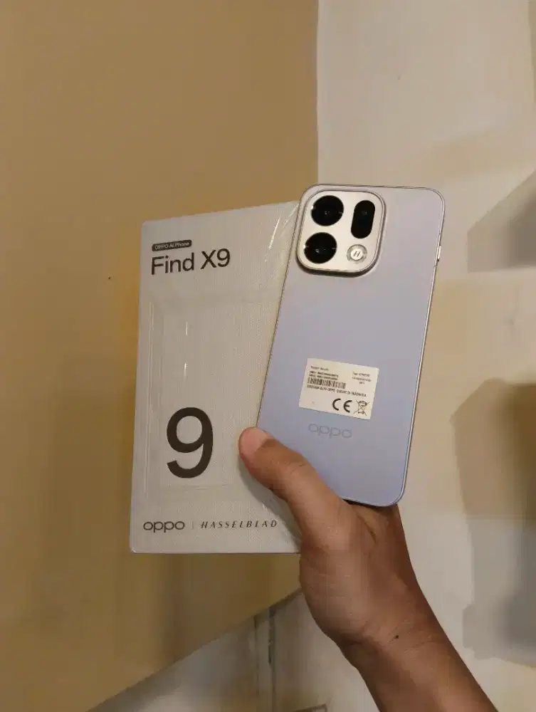 Jual Oppo Find X9 Ram 12/256Gb Second Mulus Fullset Garansi On
