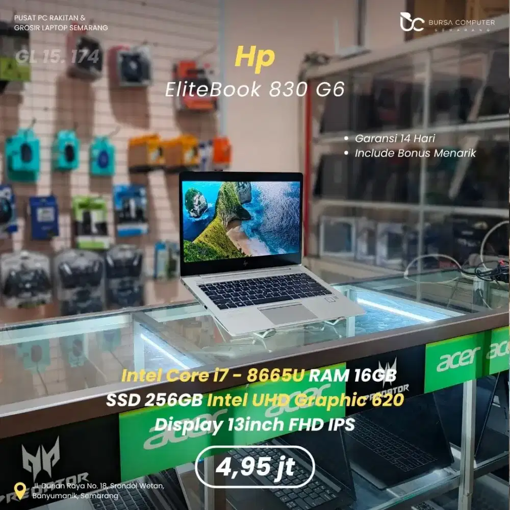 HP Elitebook 830 G6 | Core i7 8665U 16GB 256GB