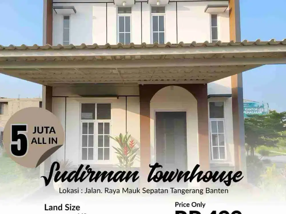 Rumah 2 Lantai Siap Huni Dekat Stasiun Tangerang 5 JT All in