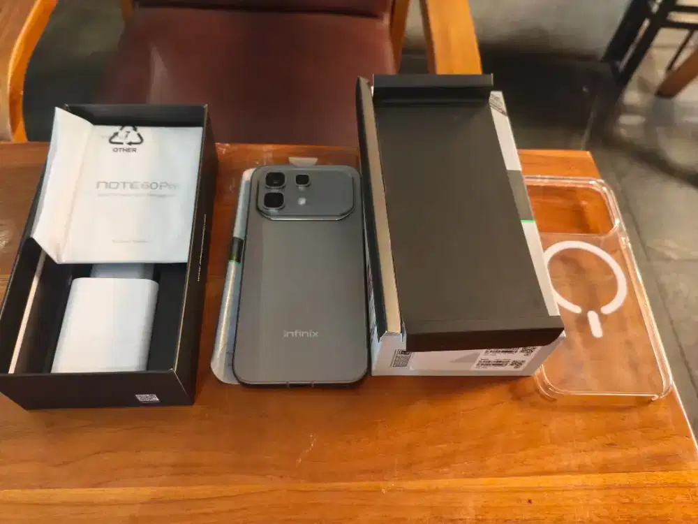 Handphone Infinix Note 60 Pro 12+12 GB 256 5 G Fullset Mist Titanium