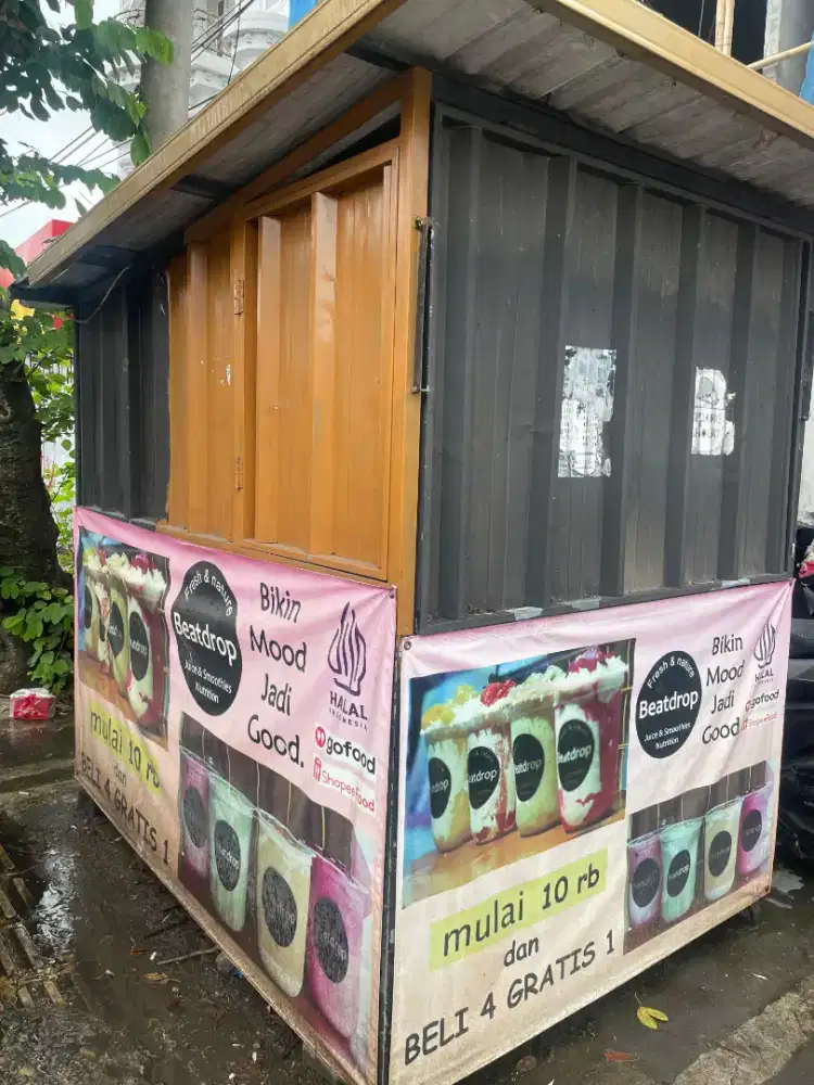Dijual booth container