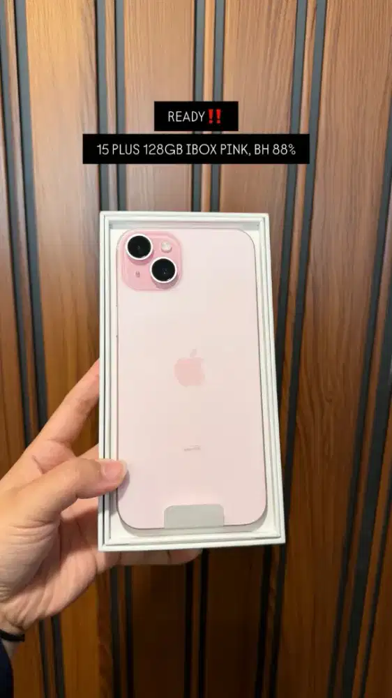 Iphone 15+ 128gb ibox pink