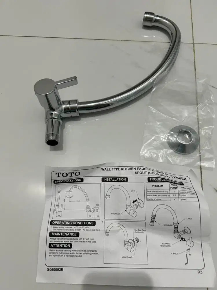 kran cuci piringTX 609K TOTO