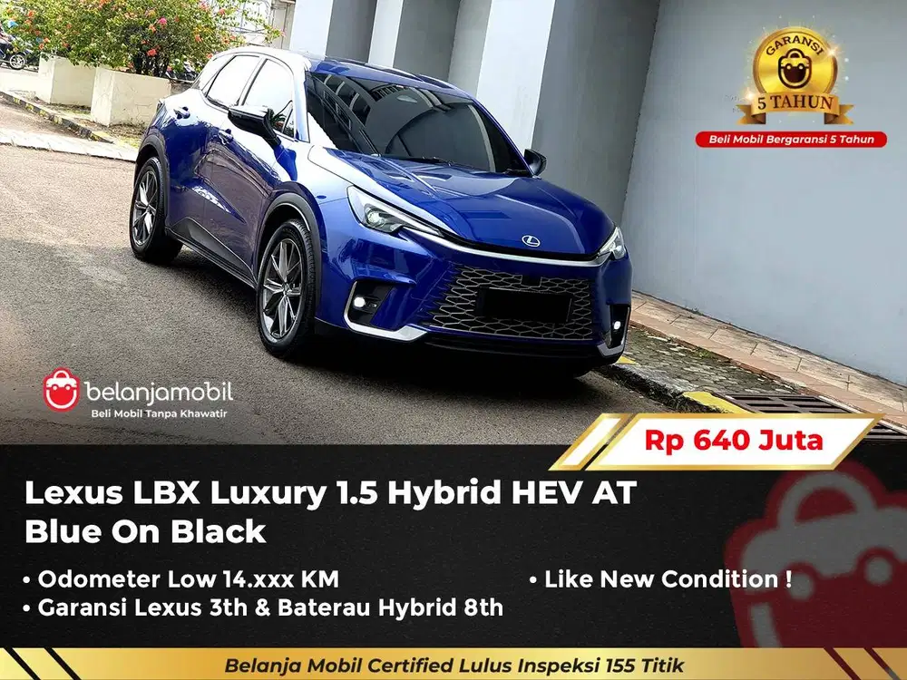 [ LOW KM 14RB ] Lexus LBX Luxury 1.5 Hybrid HEV AT  2024/2025