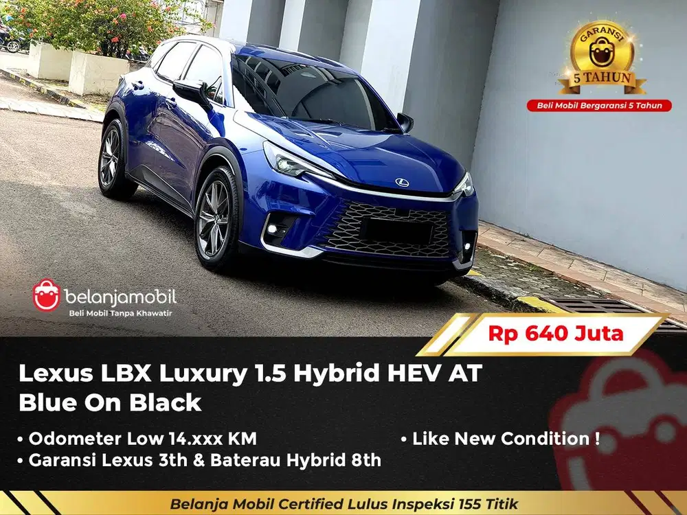 [ LOW KM 14RB ] Lexus LBX Luxury 1.5 Hybrid HEV AT  2024/2025