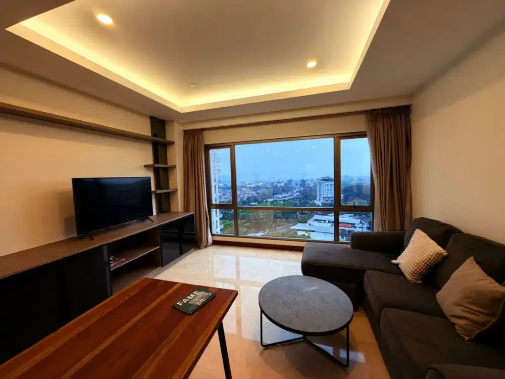 Y. DISEWAKAN APARTEMEN MEWAH FULL FURNISH HEGARMANAH RESIDENCE 3BR BANDUNG TIPE RUBY