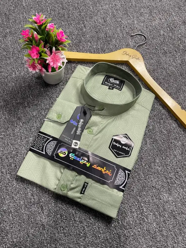 KEMEJA KOKO (KEMKO) EMBOS EKSKLUSIF - KATUN SPUN PREMIUM