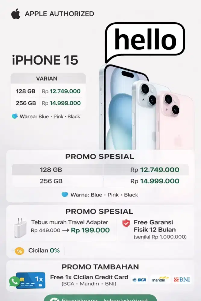 CICILAN IP 15 BASIC 0%