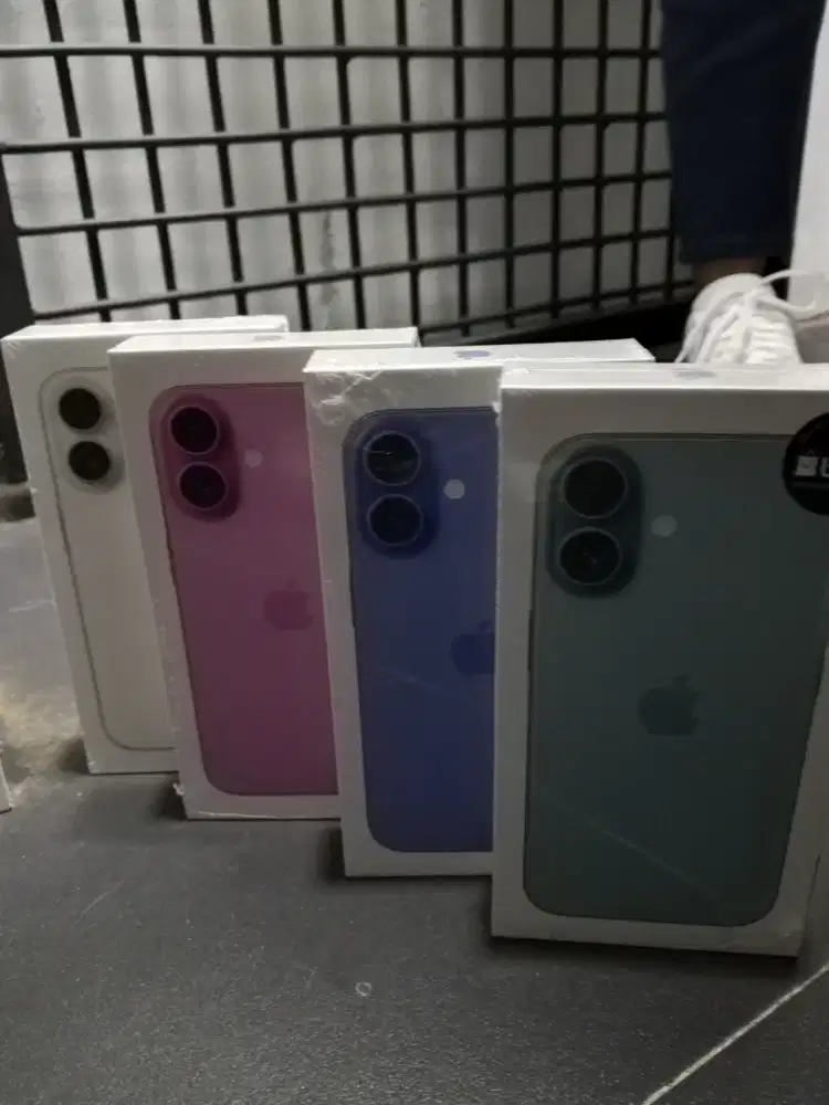 Ready iPhone 16 basic 128GB semua warna