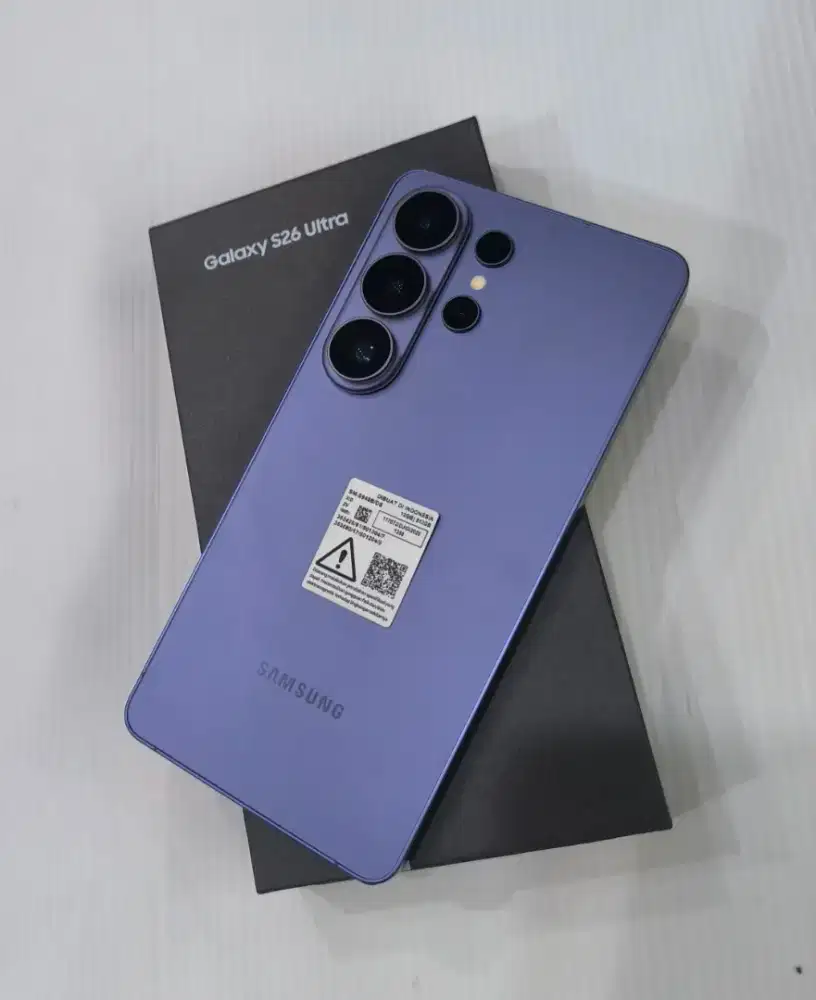 samsung Galaxy S26 ultra ram 12/512 mulus komplit ori garansi panjang
