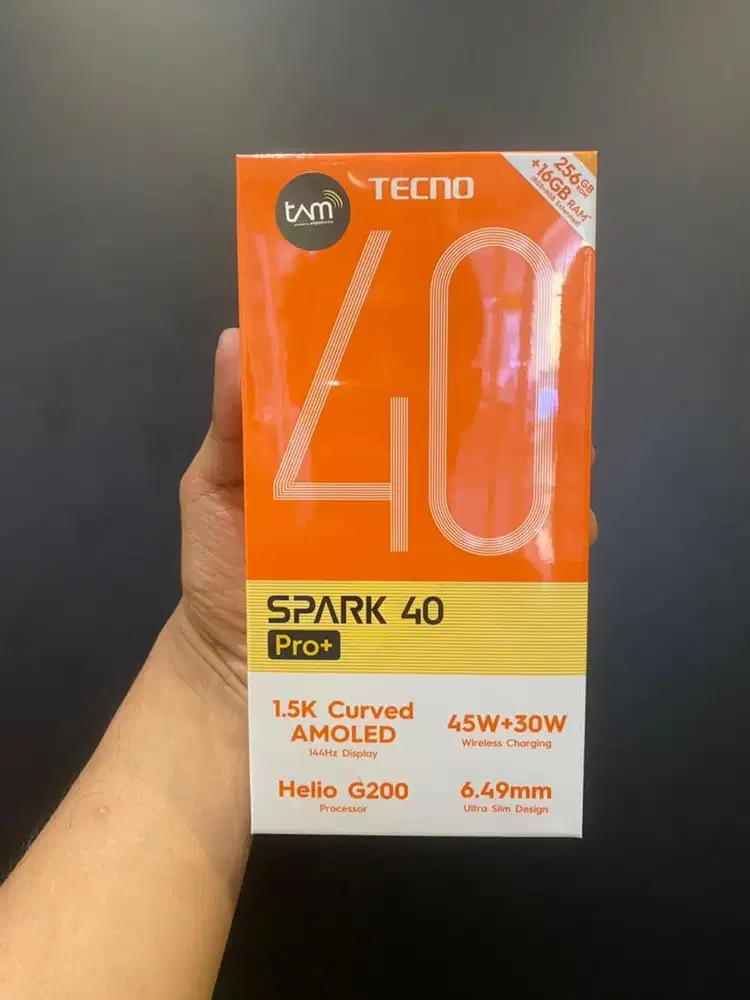 Tecno spark 40 pro+