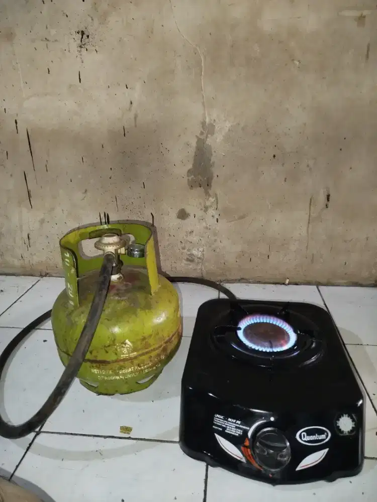 Sepaket kompor 1 tungku siap pakai aja harga 380 ribu siap antar