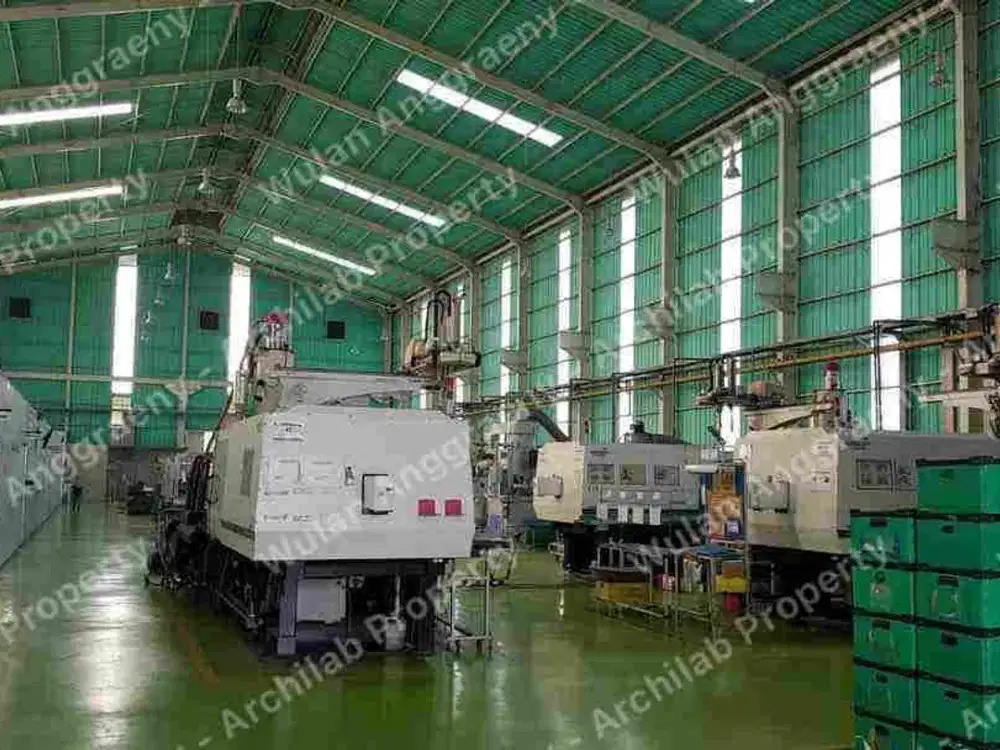 Di Jual Ex pabrik, Tanah Luas, dalam kawasan Industri Jababeka