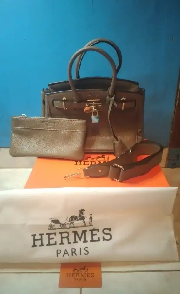 Jual cepat murah tas Hermes Birkin original paris masih seperti baru