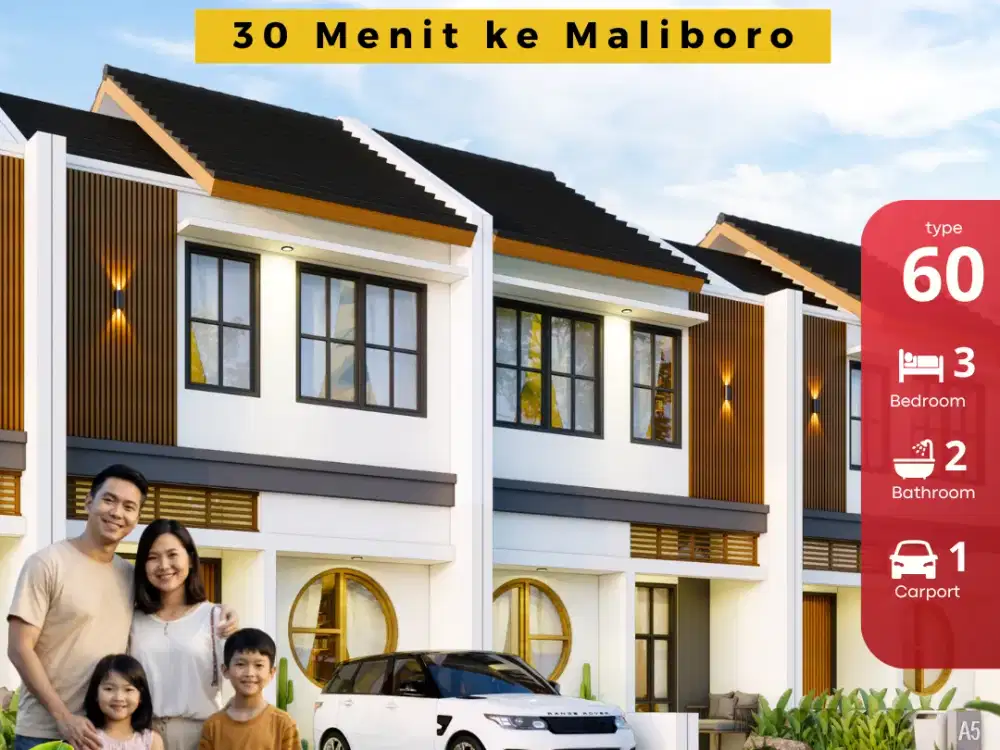 RUMAH 2 LANTAI DALAM CLUSTER BONUS ALL IN HANYA 400 JUTAAN