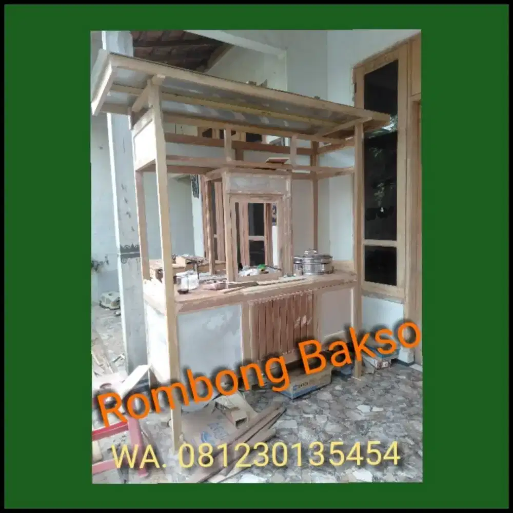 jual rombong bakso