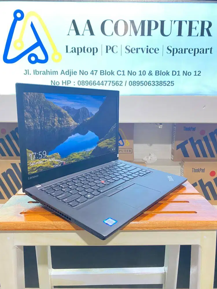 Lenovo ThinkPad T470 Core i5 Gen 7 RAM 8GB SSD 256GB Touchscreen –
