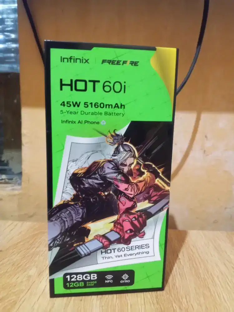 Infinix Hot 60i (6+6/128) Silver - 1 bln pakai