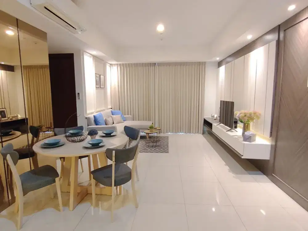 Ss.3198 - Murah !! Disewakan Apt. The Kensington Tower Clifford 79mtr Lantai Rendah Full Furnish Hadap Utara Selatan Siap Huni