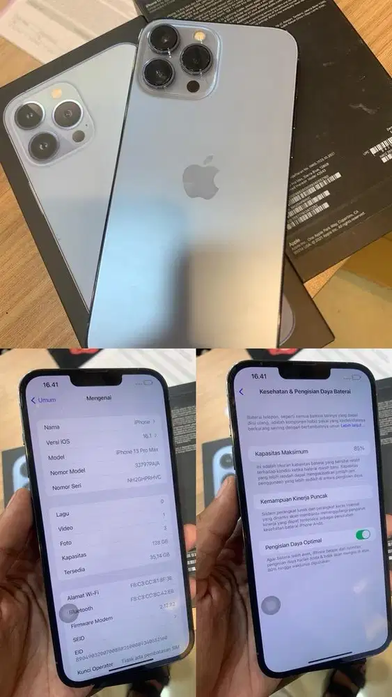 Iphone 13 promax 128gb ibox