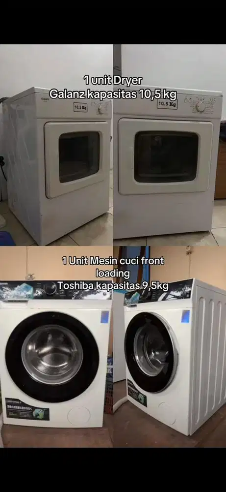 JUAL SET PERALATAN LAUNDRY SECOND